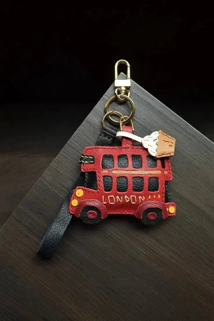 London Bus – Klasyczny wzór – Zawieszka do torby-15216245932357-Róża Kwiatowa