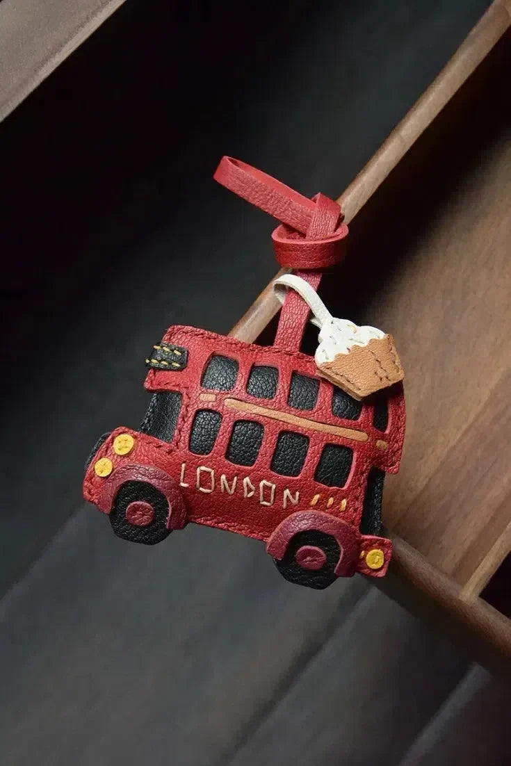 London Bus – Klasyczny wzór – Zawieszka do torby-15216245932357-Róża Kwiatowa