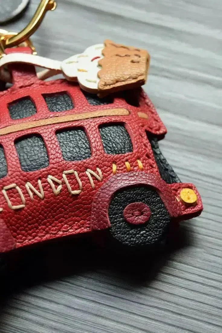 London Bus – Klasyczny wzór – Zawieszka do torby-15216245932357-Róża Kwiatowa