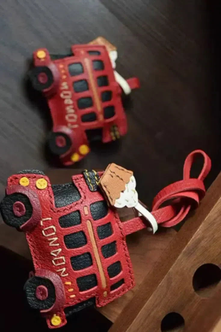 London Bus – Klasyczny wzór – Zawieszka do torby-15216245932357-Róża Kwiatowa