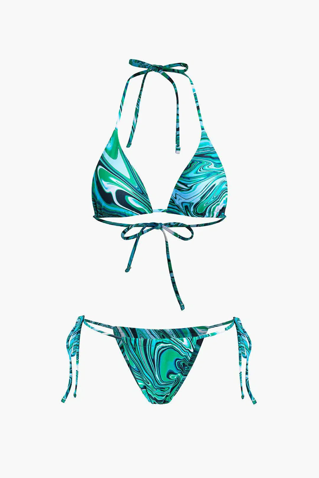 Loreva – Uniwersalny styl – Czteroczęściowy zestaw bikini-15216253567301-Róża Kwiatowa