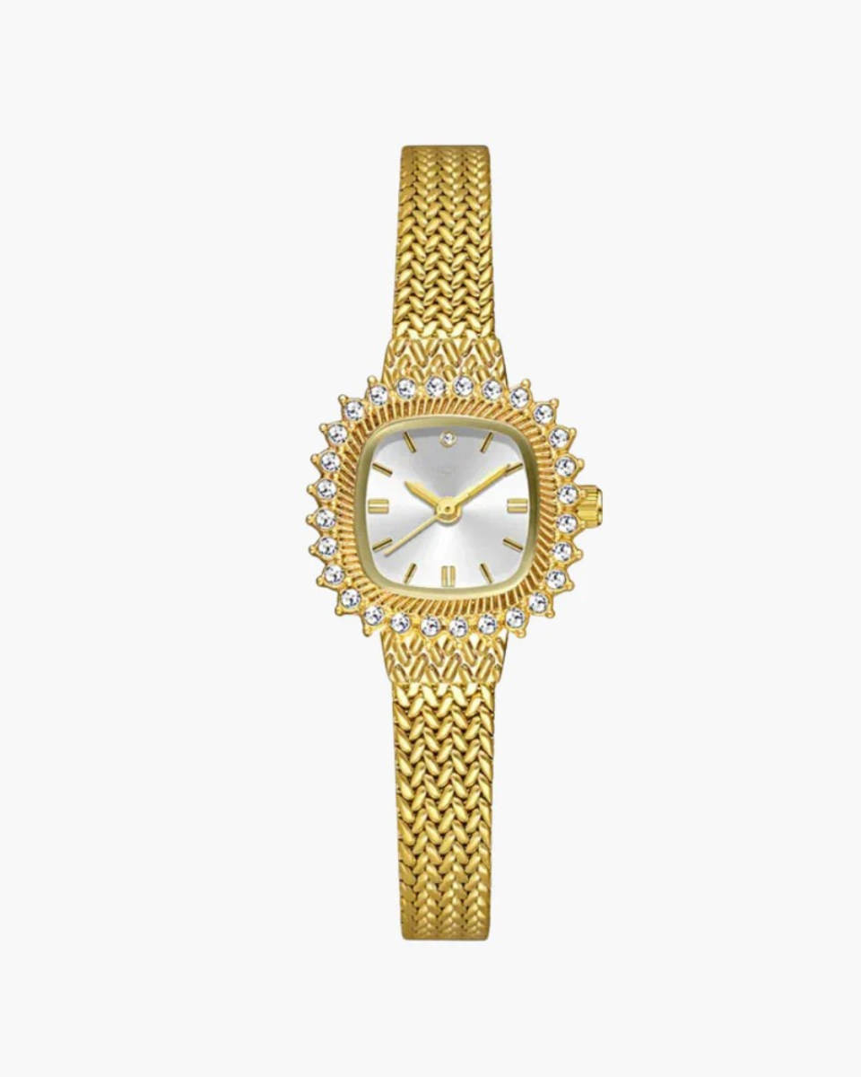 Luciana Royale – Urok inspirowany stylem vintage – Bransoletowy zegarek-15216232137029-Róża Kwiatowa