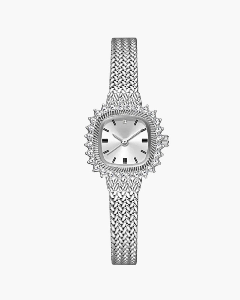 Luciana Royale – Urok inspirowany stylem vintage – Bransoletowy zegarek-15216232137029-Róża Kwiatowa