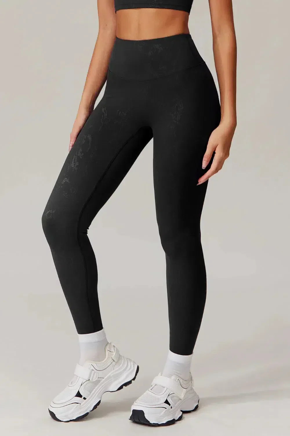Manuela – Rzeźbiony design – Legginsy bezszwowe-15216377069893-Róża Kwiatowa
