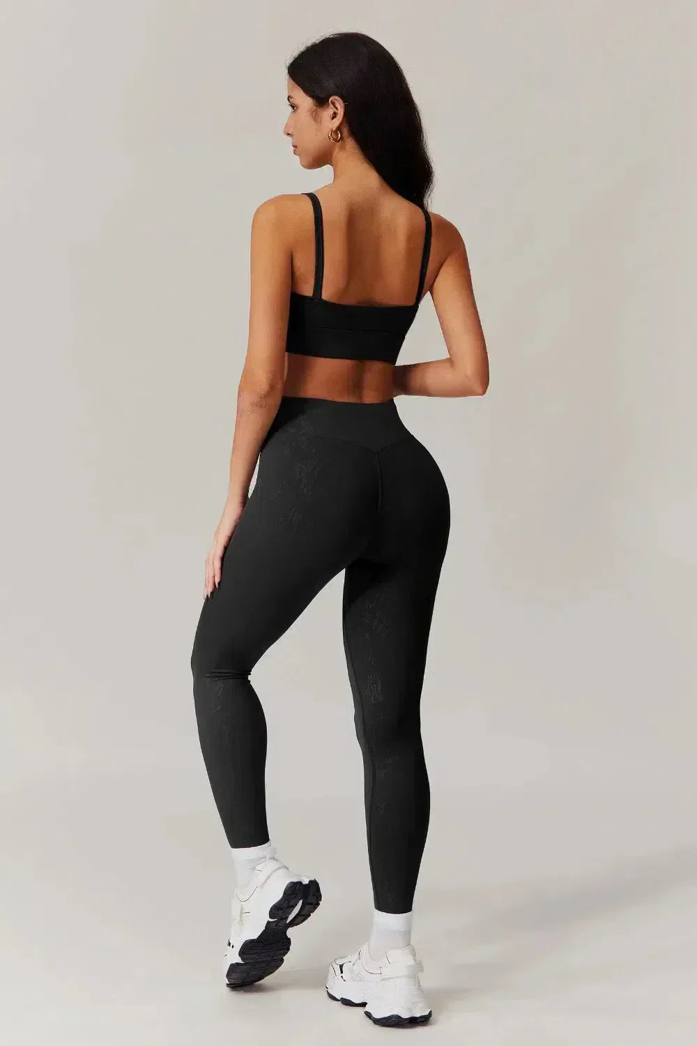 Manuela – Rzeźbiony design – Legginsy bezszwowe-15216377069893-Róża Kwiatowa