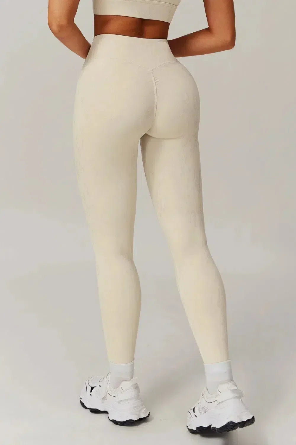 Manuela – Rzeźbiony design – Legginsy bezszwowe-15216377069893-Róża Kwiatowa