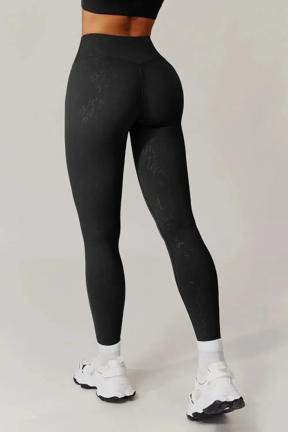 Manuela – Rzeźbiony design – Legginsy bezszwowe-15216377069893-Róża Kwiatowa