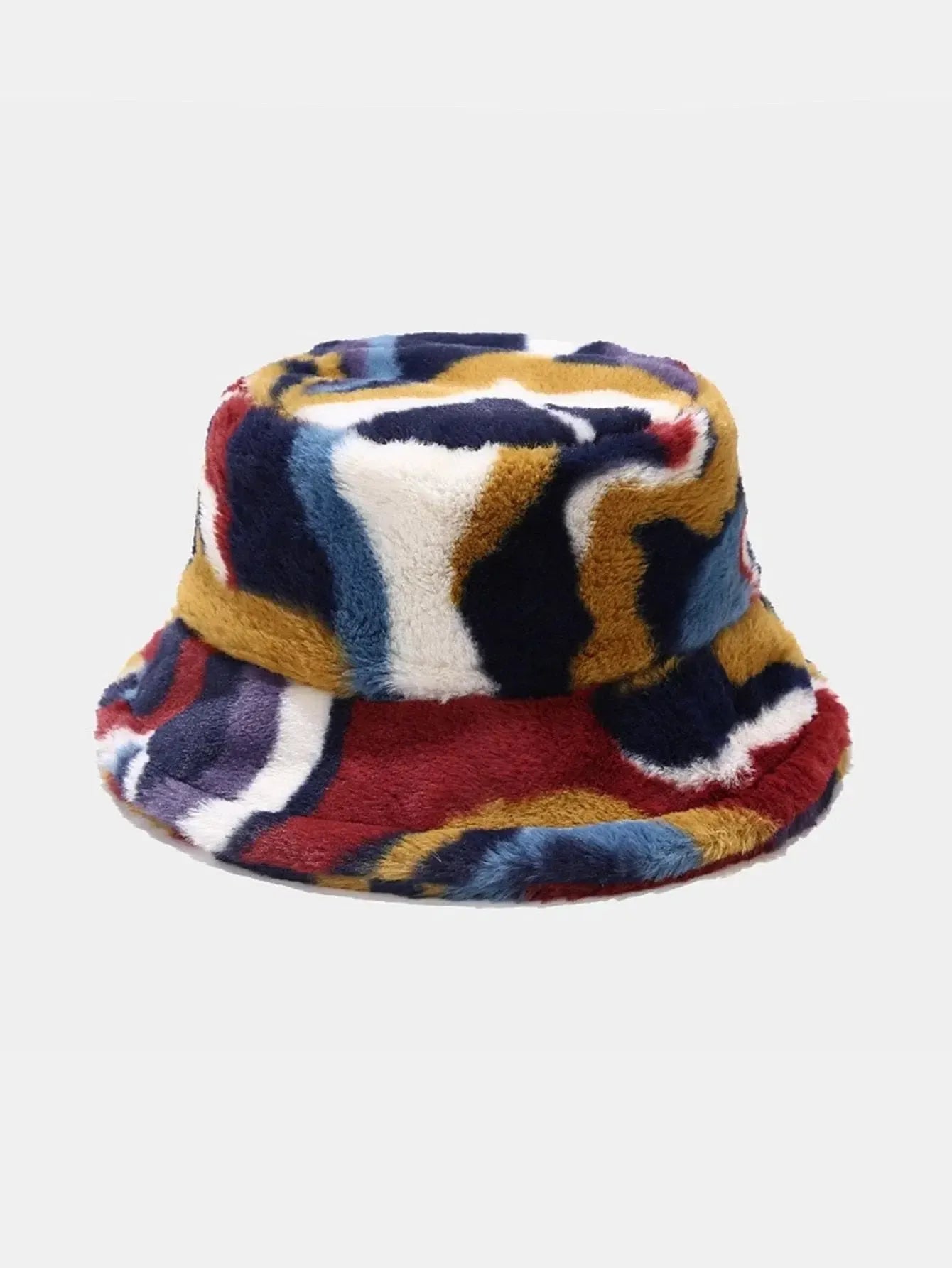 Marizia – Intensywny plusz – Kapelusz bucket-15216234987845-Róża Kwiatowa