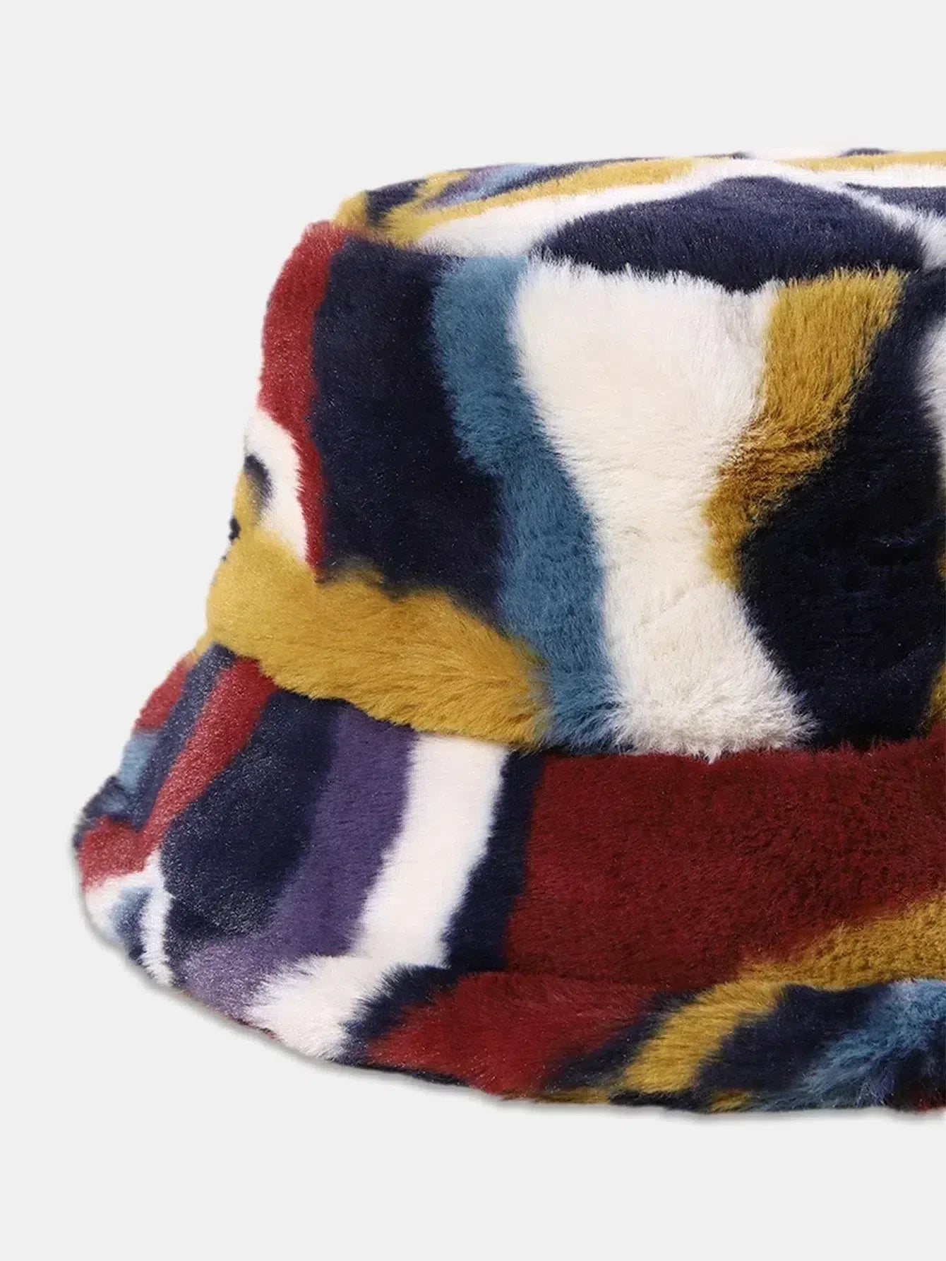 Marizia – Intensywny plusz – Kapelusz bucket-15216234987845-Róża Kwiatowa