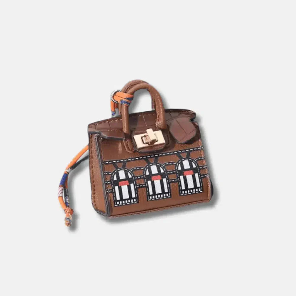 Mini – Elegancki, minimalistyczny design – Zawieszka do torby-15216242393413-Róża Kwiatowa