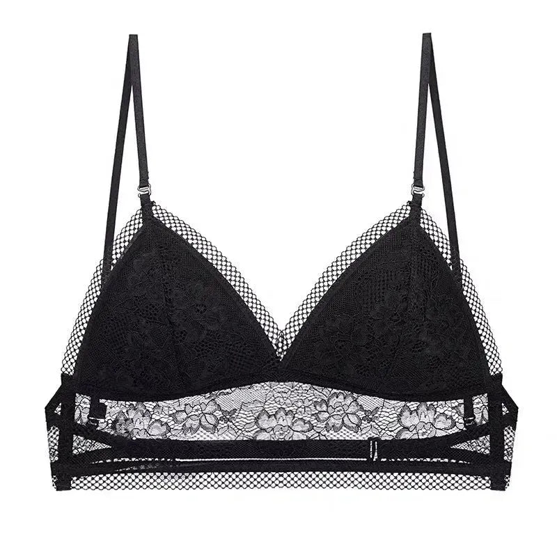 Mirea – Przezroczyste ramiączka – Bralette-15216249504069-Róża Kwiatowa