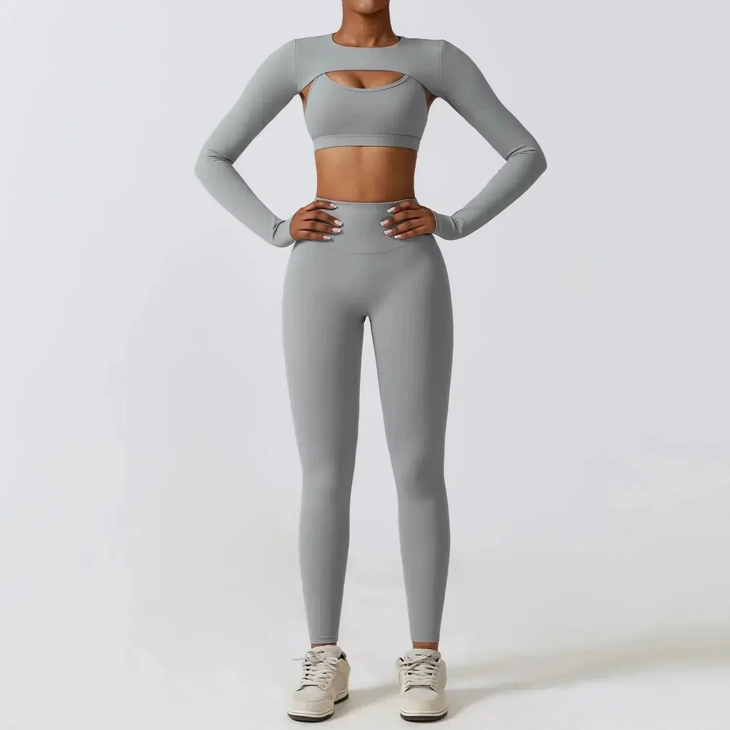 Mirella – Modny design – Zestaw do ćwiczeń z rękawiczkami bez palców-15216267886917-Róża Kwiatowa