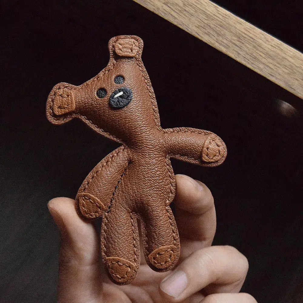Mr. Bean Teddy – Nostalgiczny wzór misia – Zawieszka do torby-15216242524485-Róża Kwiatowa