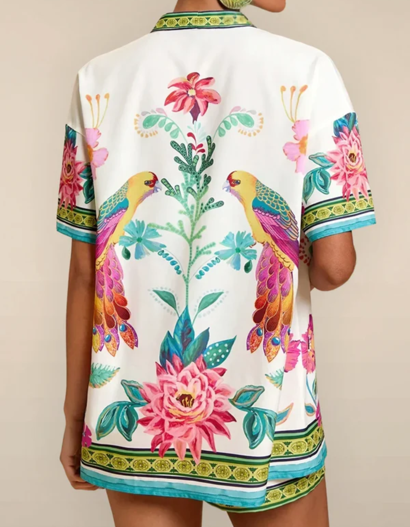 Nadia – Tropikalny wzór – Zestaw kimono-15216451289413-Róża Kwiatowa