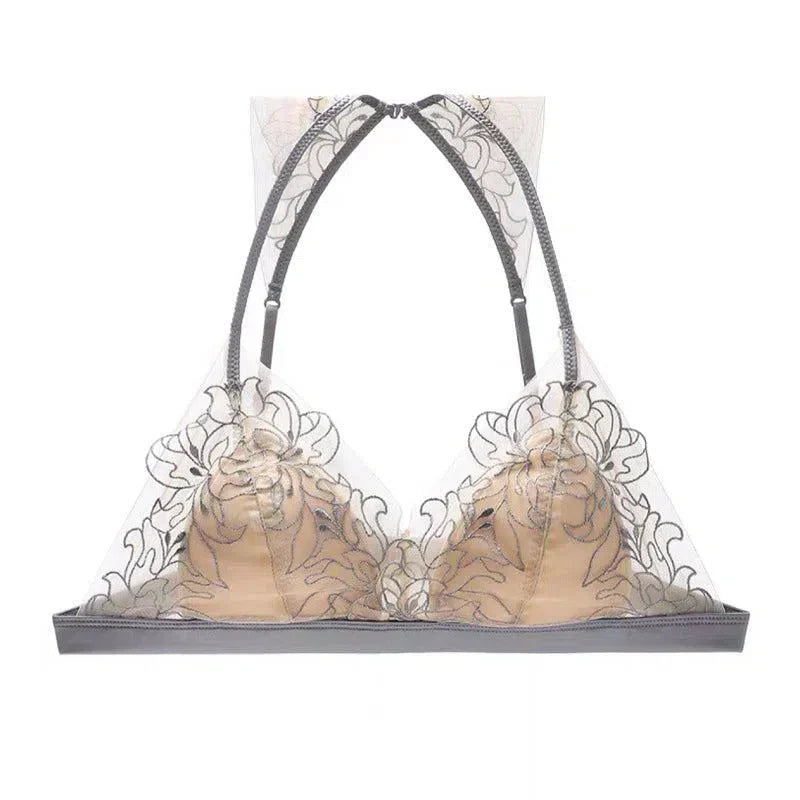 Oriana – Koronkowy halter – Zestaw bielizny-15216272048453-Róża Kwiatowa