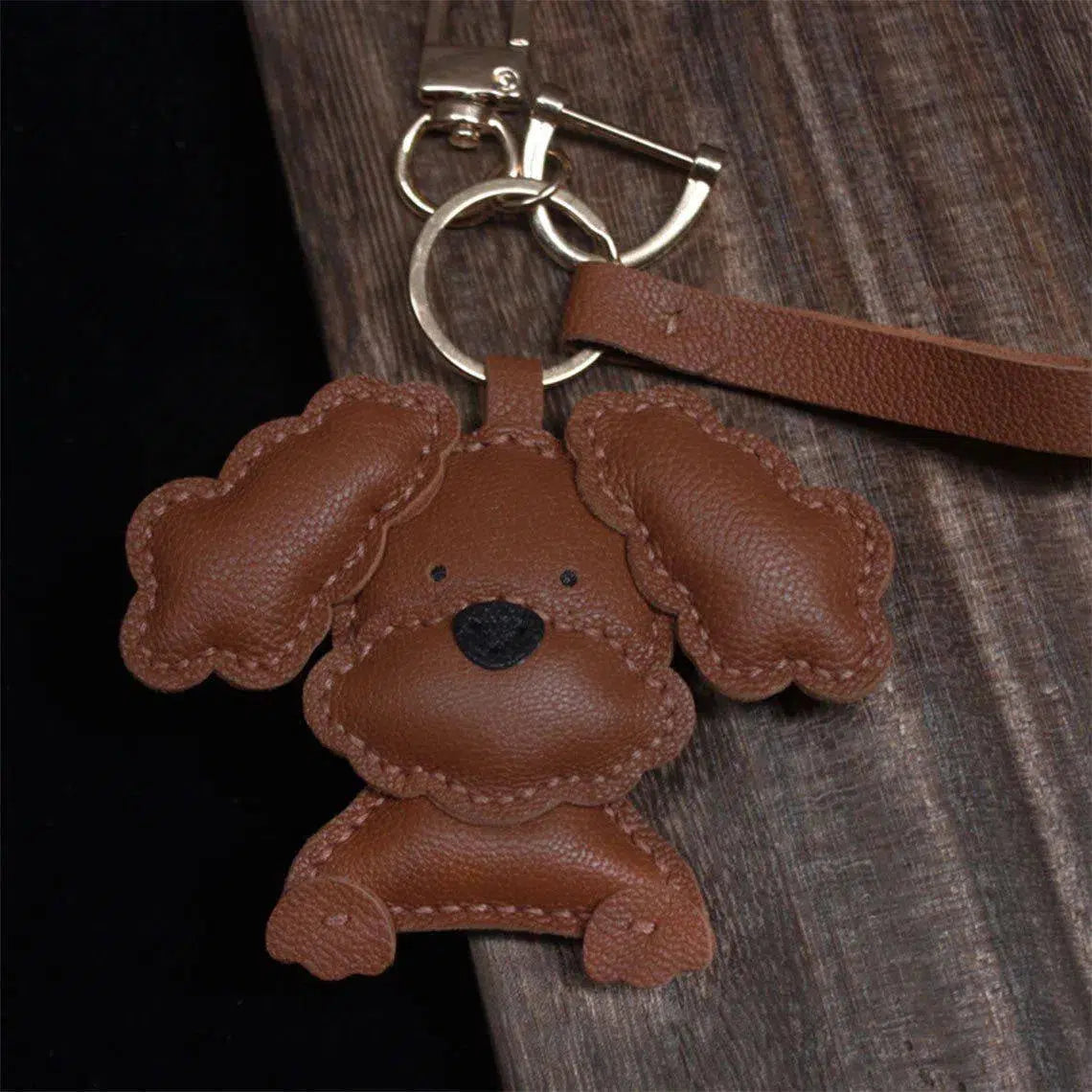 Poodle Puppy – Uroczy wzór – Zawieszka do torebki-15216247931205-Róża Kwiatowa