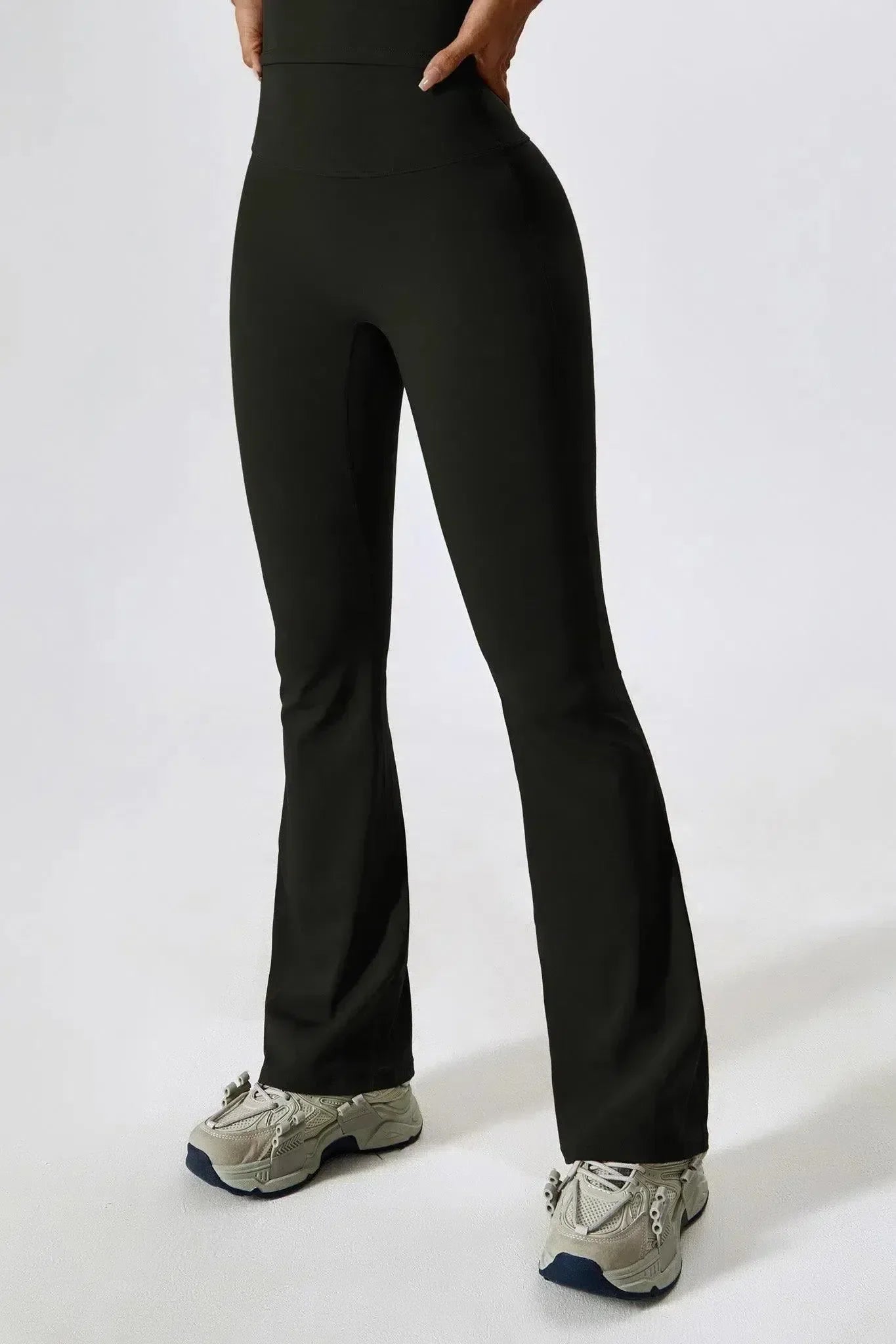 Priya – Wysoki stan – Rozkloszowane legginsy-15216381722949-Róża Kwiatowa