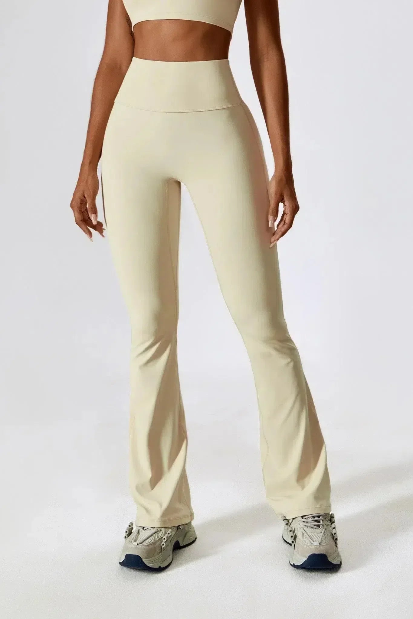 Priya – Wysoki stan – Rozkloszowane legginsy-15216381722949-Róża Kwiatowa