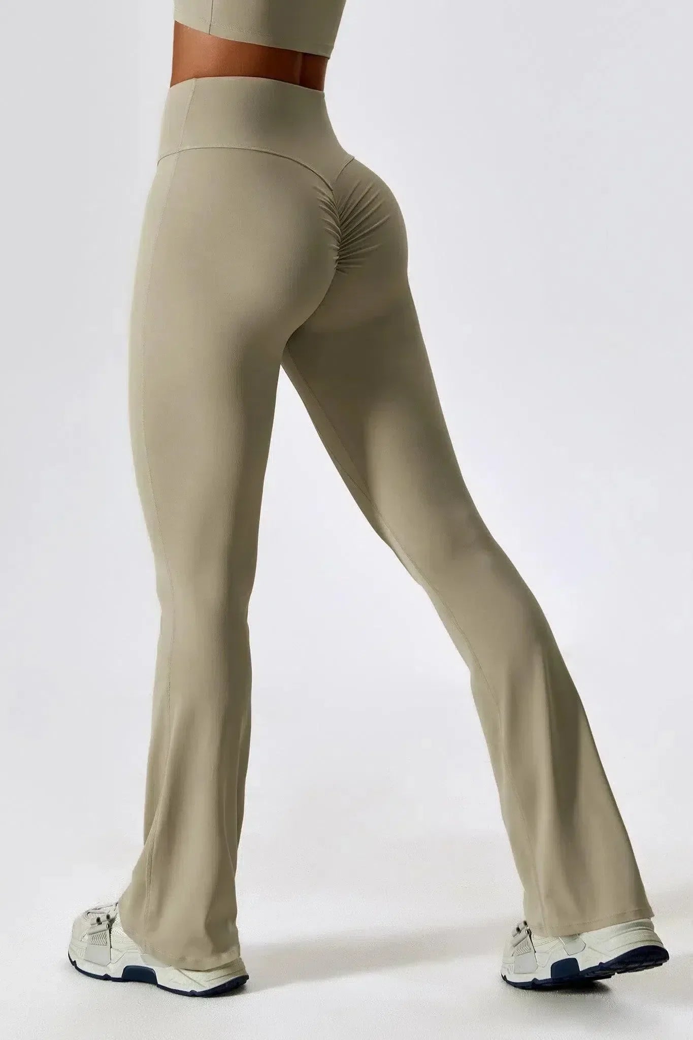 Priya – Wysoki stan – Rozkloszowane legginsy-15216381722949-Róża Kwiatowa