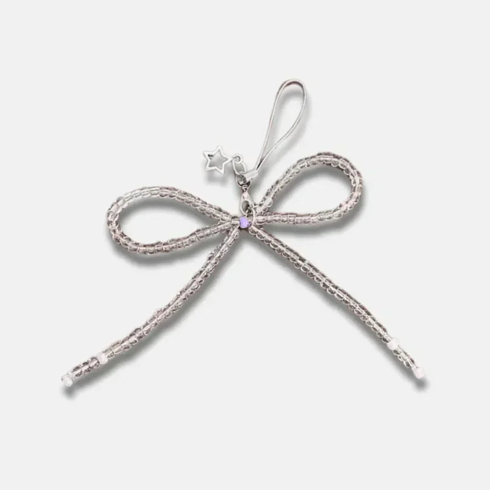 Ribbon – Elegancki wzór wstążki – Zawieszka do torby-15216244162885-Róża Kwiatowa