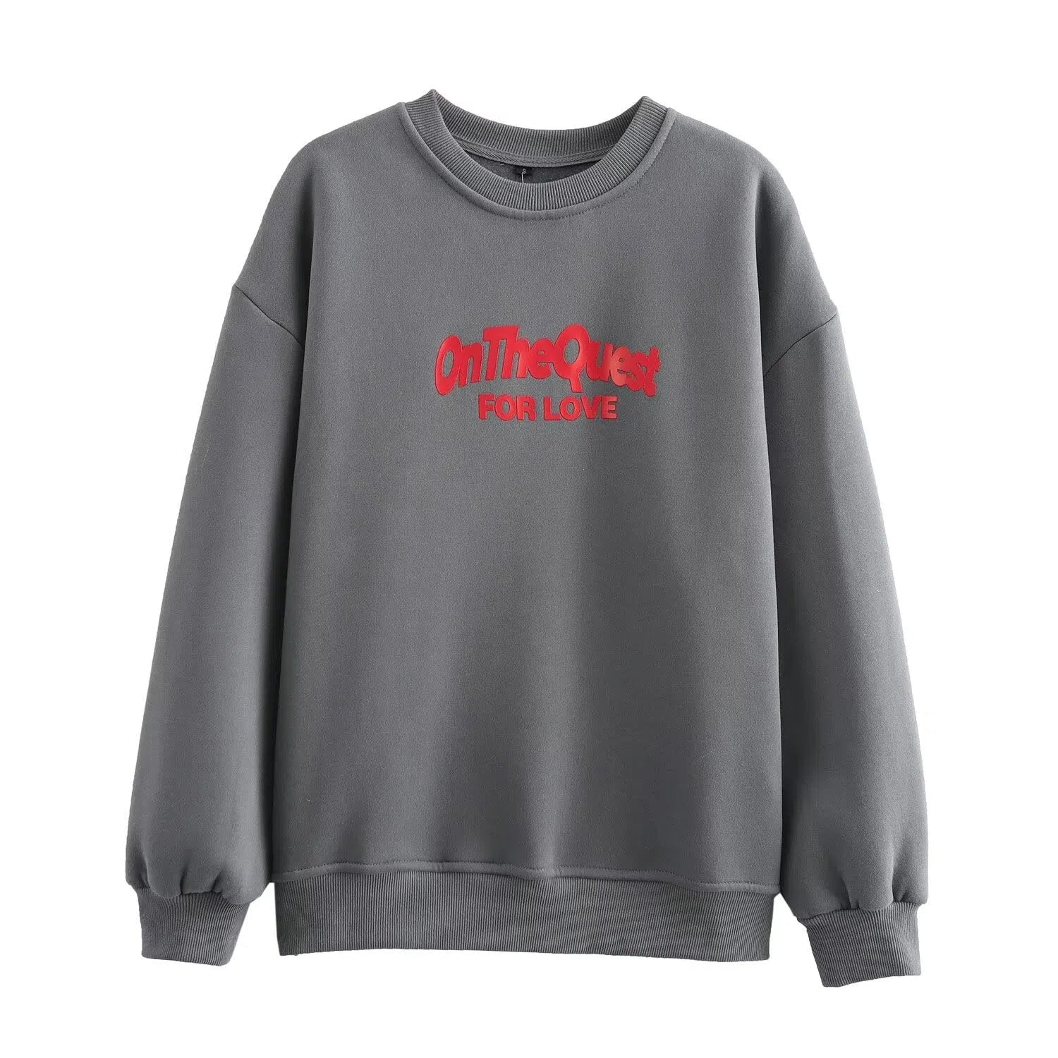 Riven – Bluza z okrągłym dekoltem i spodnie typu jogger – Zestaw domowy-15216260972869-Róża Kwiatowa