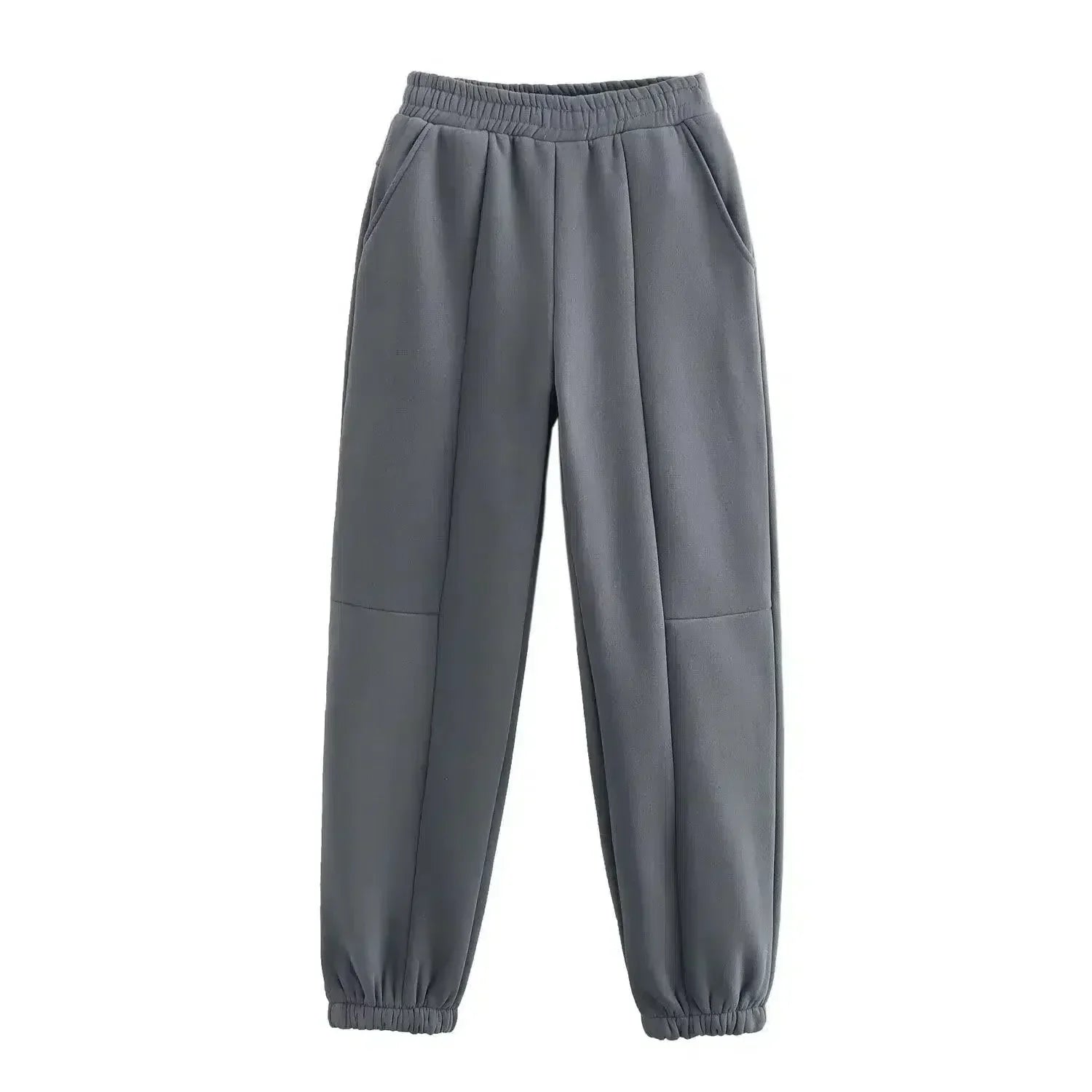 Riven – Bluza z okrągłym dekoltem i spodnie typu jogger – Zestaw domowy-15216260972869-Róża Kwiatowa