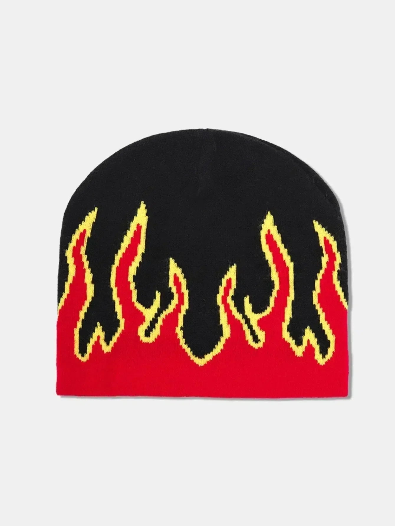 Rosalisse – Prążkowana wełna w płomienie – Czapka beanie-15216236495173-Róża Kwiatowa