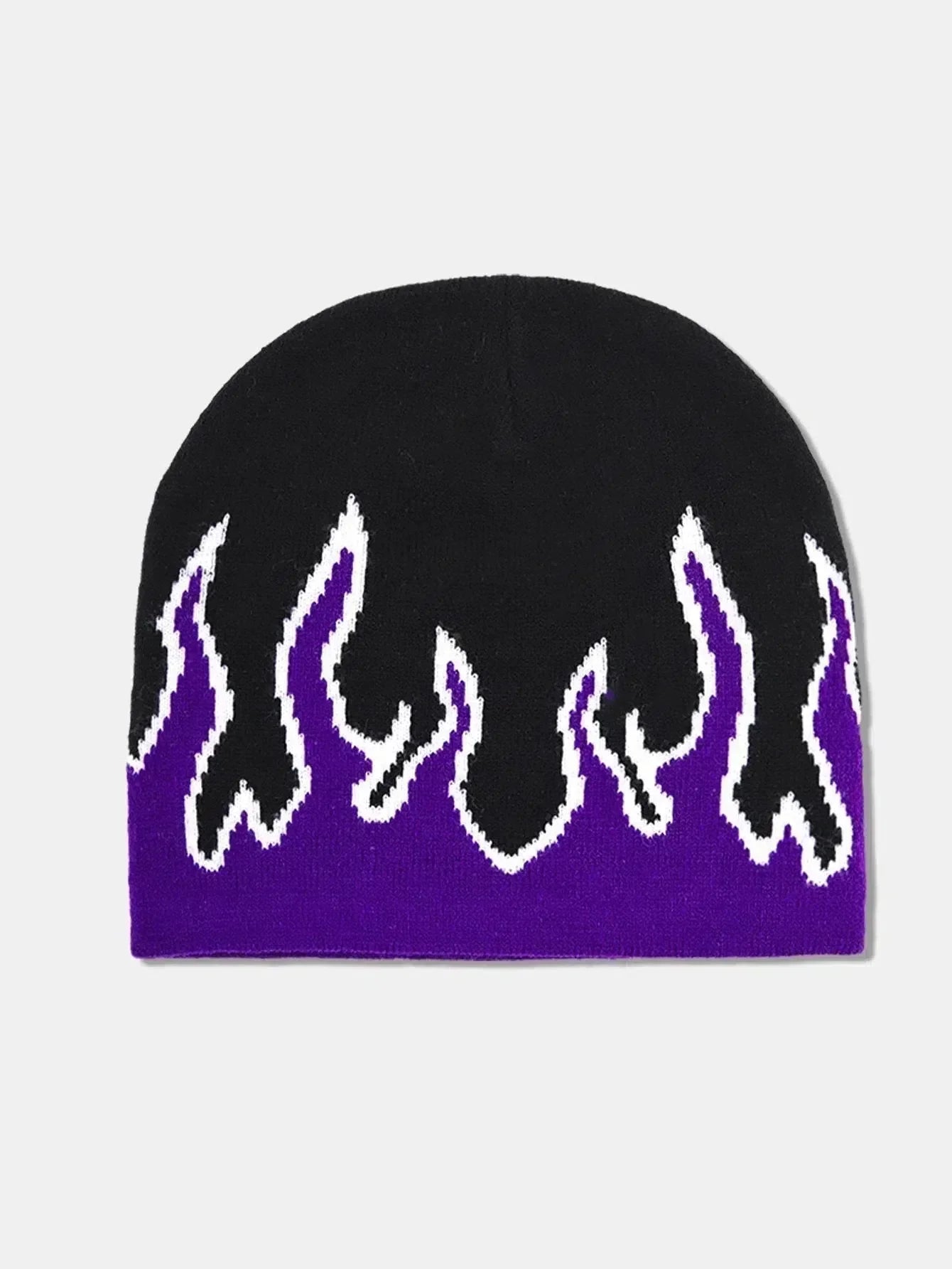 Rosalisse – Prążkowana wełna w płomienie – Czapka beanie-15216236495173-Róża Kwiatowa