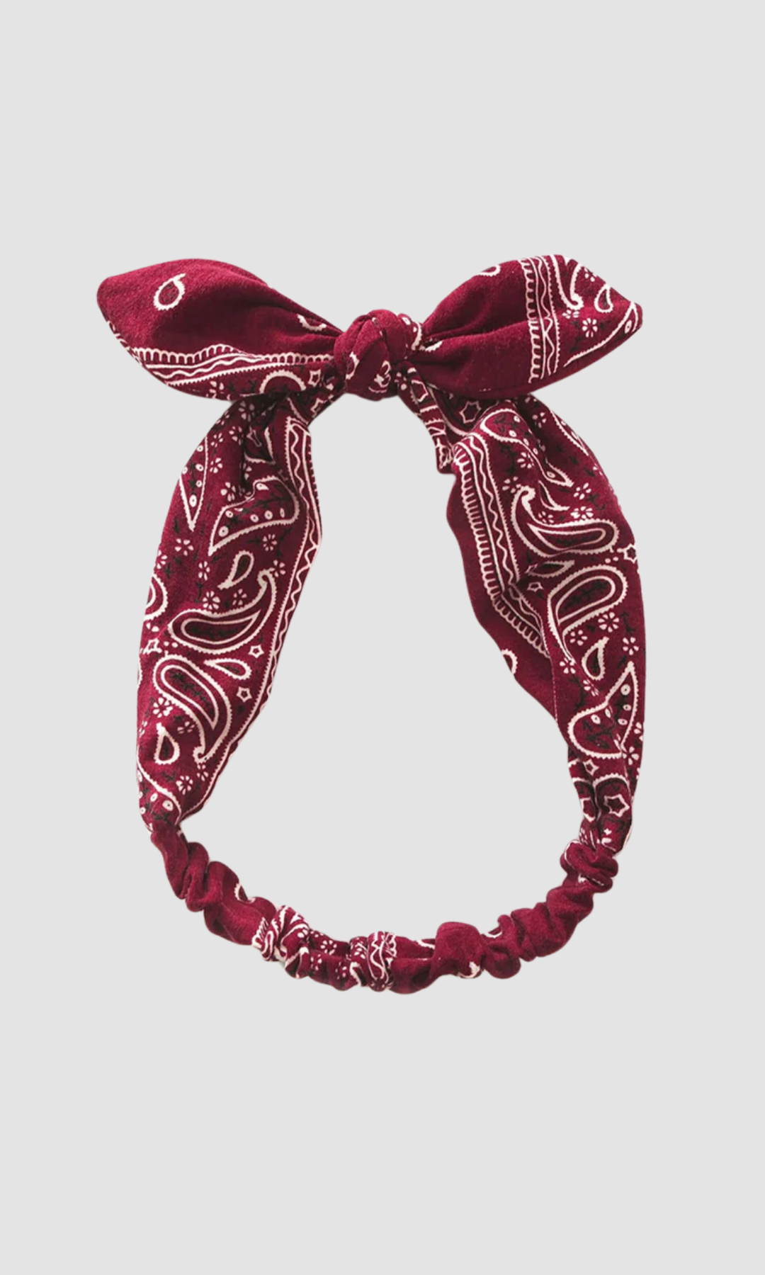 Rosbelle – Wzór paisley z kokardą – Opaska-15216286105925-Róża Kwiatowa