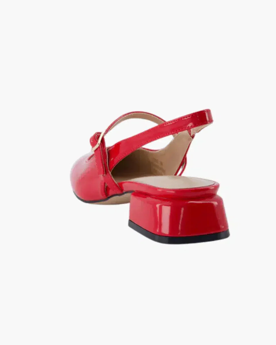 Sabrina – Wegański wzór patentowy – Buty wizytowe-15216351150405-Róża Kwiatowa