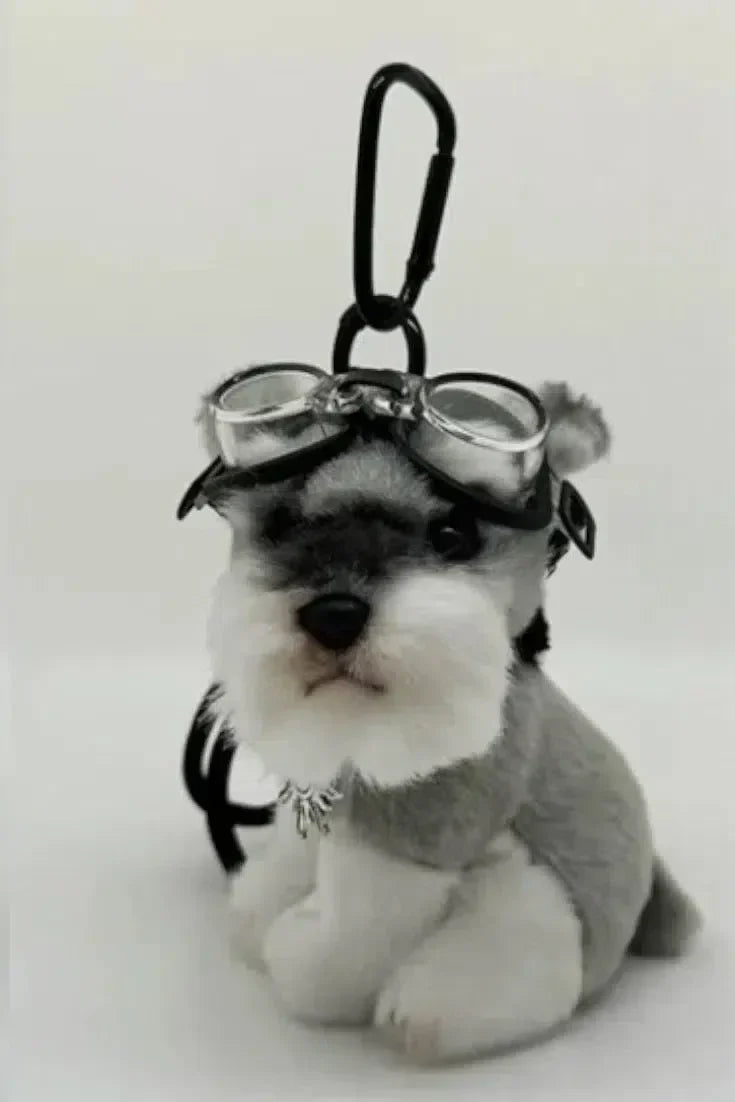 Schnauzer Aviator – Zabawny wzór – Zawieszka do torby-15216246227269-Róża Kwiatowa