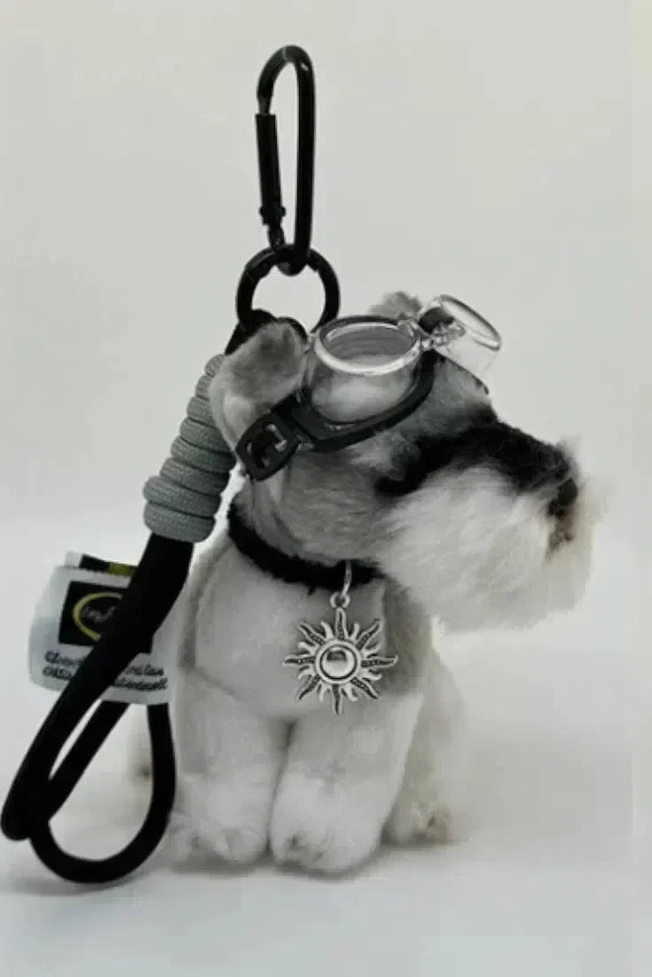 Schnauzer Aviator – Zabawny wzór – Zawieszka do torby-15216246227269-Róża Kwiatowa