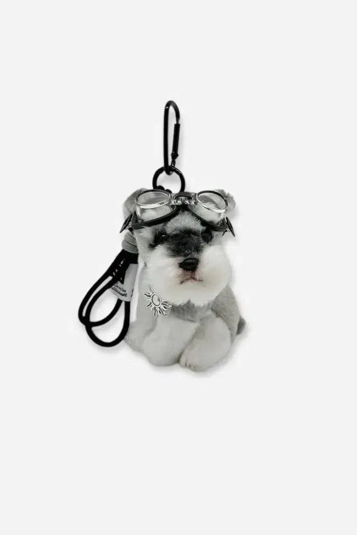 Schnauzer Aviator – Zabawny wzór – Zawieszka do torby-15216246227269-Róża Kwiatowa