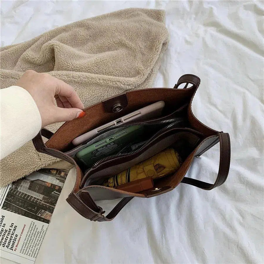 Selene – Elegancki styl na co dzień – Torba na ramię-15216238788933-Róża Kwiatowa