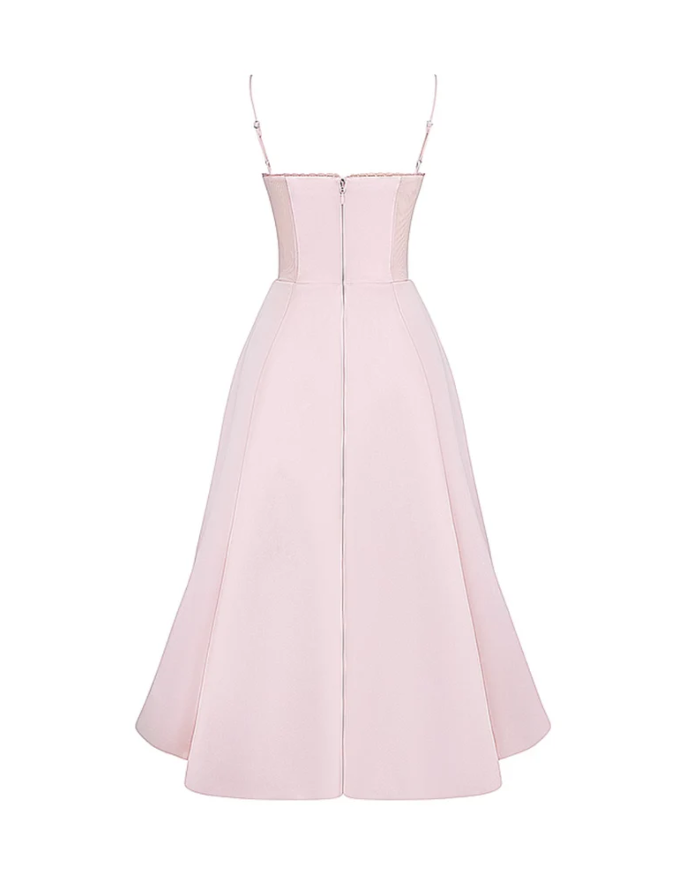 Seraphine – Vintage urok – Sukienka midi-15216393257285-Róża Kwiatowa