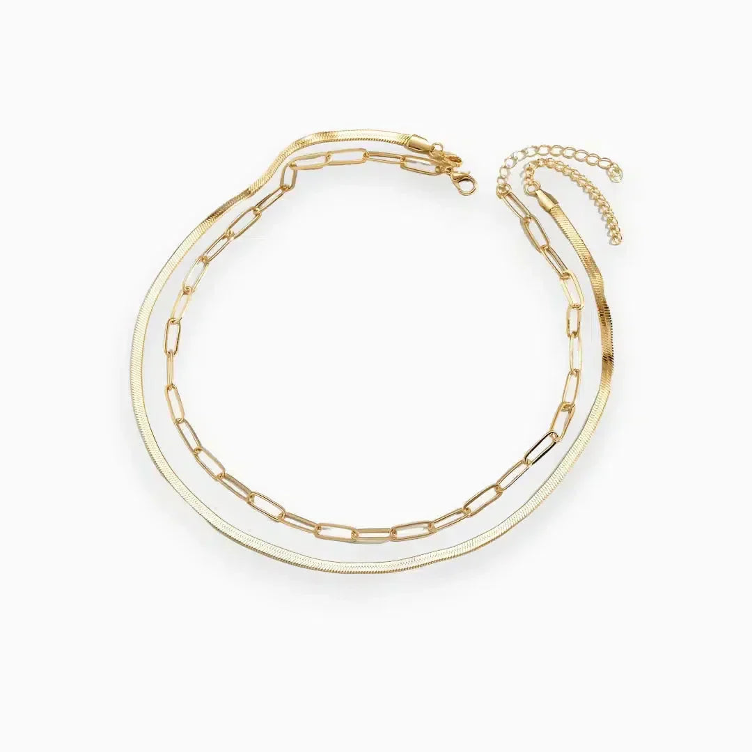 Serpentia – Naszyjnik w stylu snake-chain – Naszyjnik-15216218177861-Róża Kwiatowa