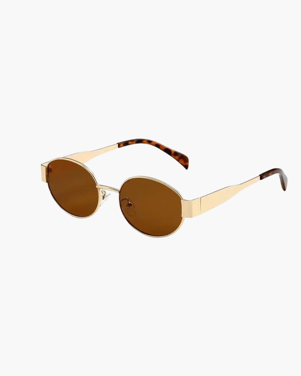 Stella – Metalowa oprawka vintage – Okulary przeciwsłoneczne-15216196288837-Róża Kwiatowa
