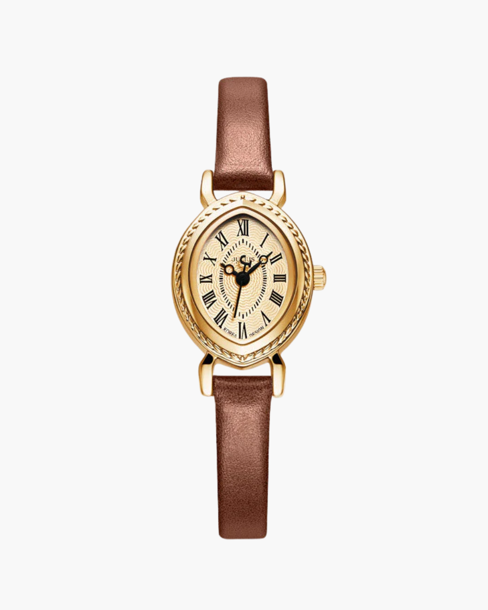 Tempora – Detal rzymskich cyfr – Zegarek vintage-15216225485125-Róża Kwiatowa