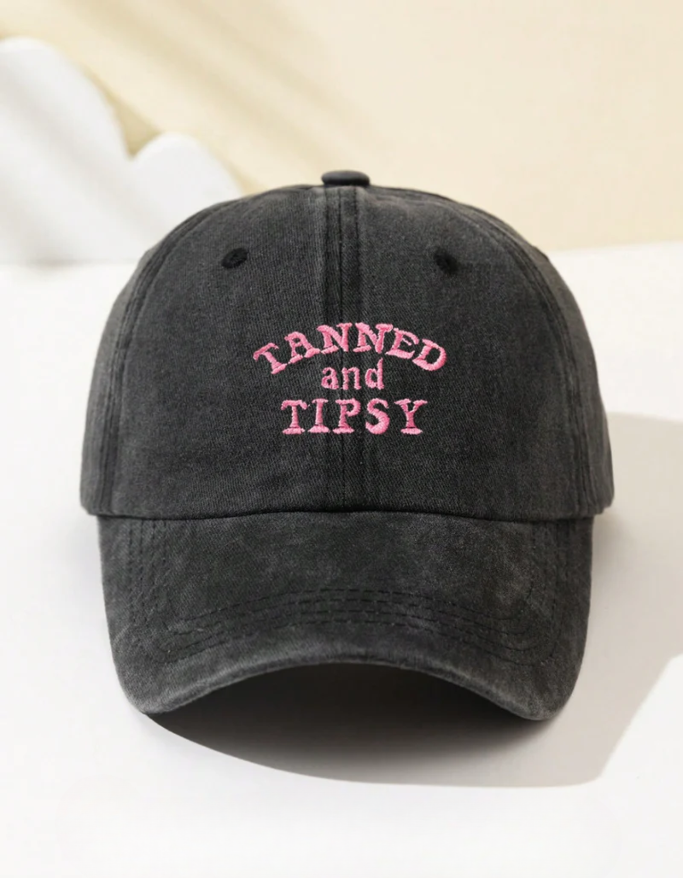 Tipselle – Urokliwy slogan – Bawełniana czapka z daszkiem-15216287777093-Róża Kwiatowa