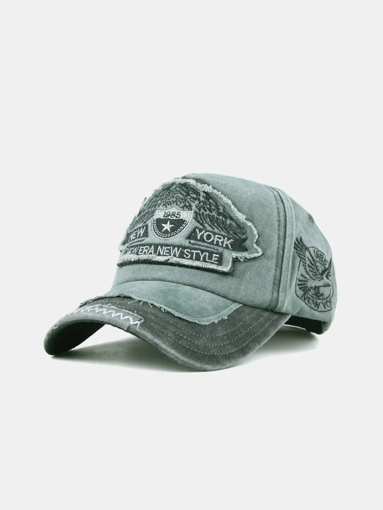 Vistara – Vintage New York – Czapka z daszkiem-15216236364101-Róża Kwiatowa