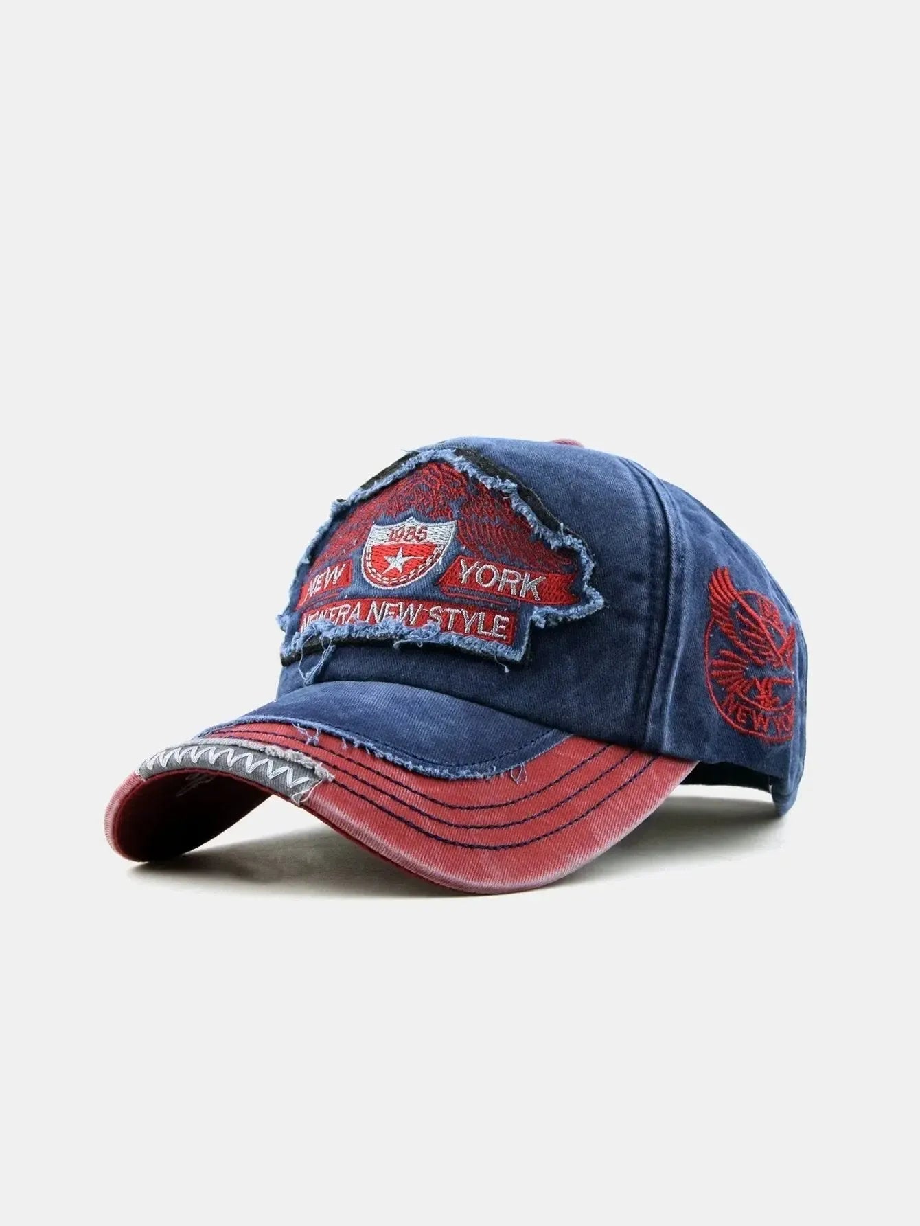 Vistara – Vintage New York – Czapka z daszkiem-15216236364101-Róża Kwiatowa