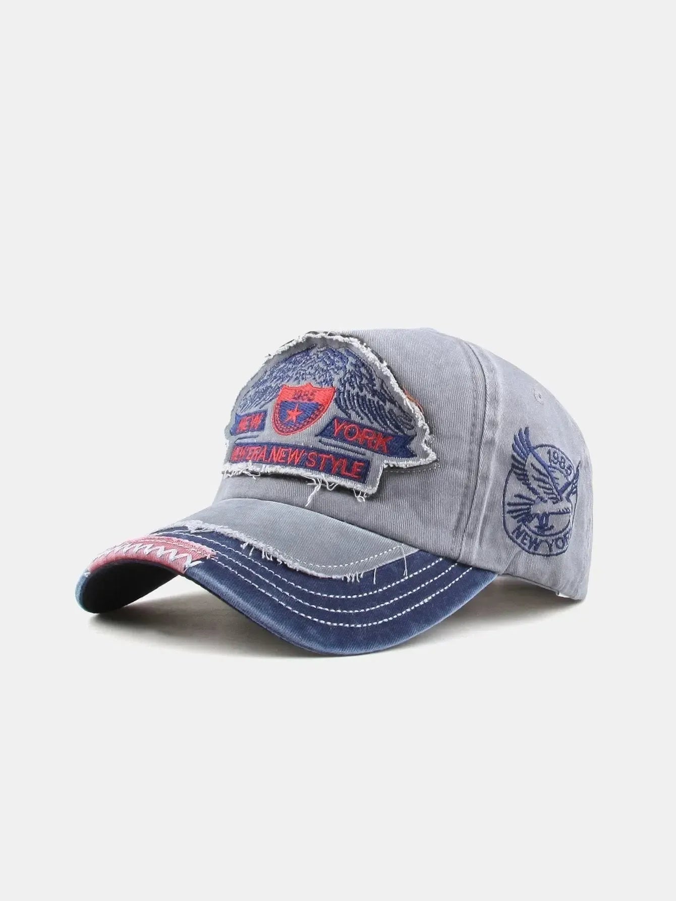 Vistara – Vintage New York – Czapka z daszkiem-15216236364101-Róża Kwiatowa