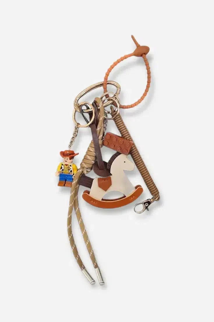 Woody – Nostalgiczny wzór – Zawieszka do torby-15216245834053-Róża Kwiatowa