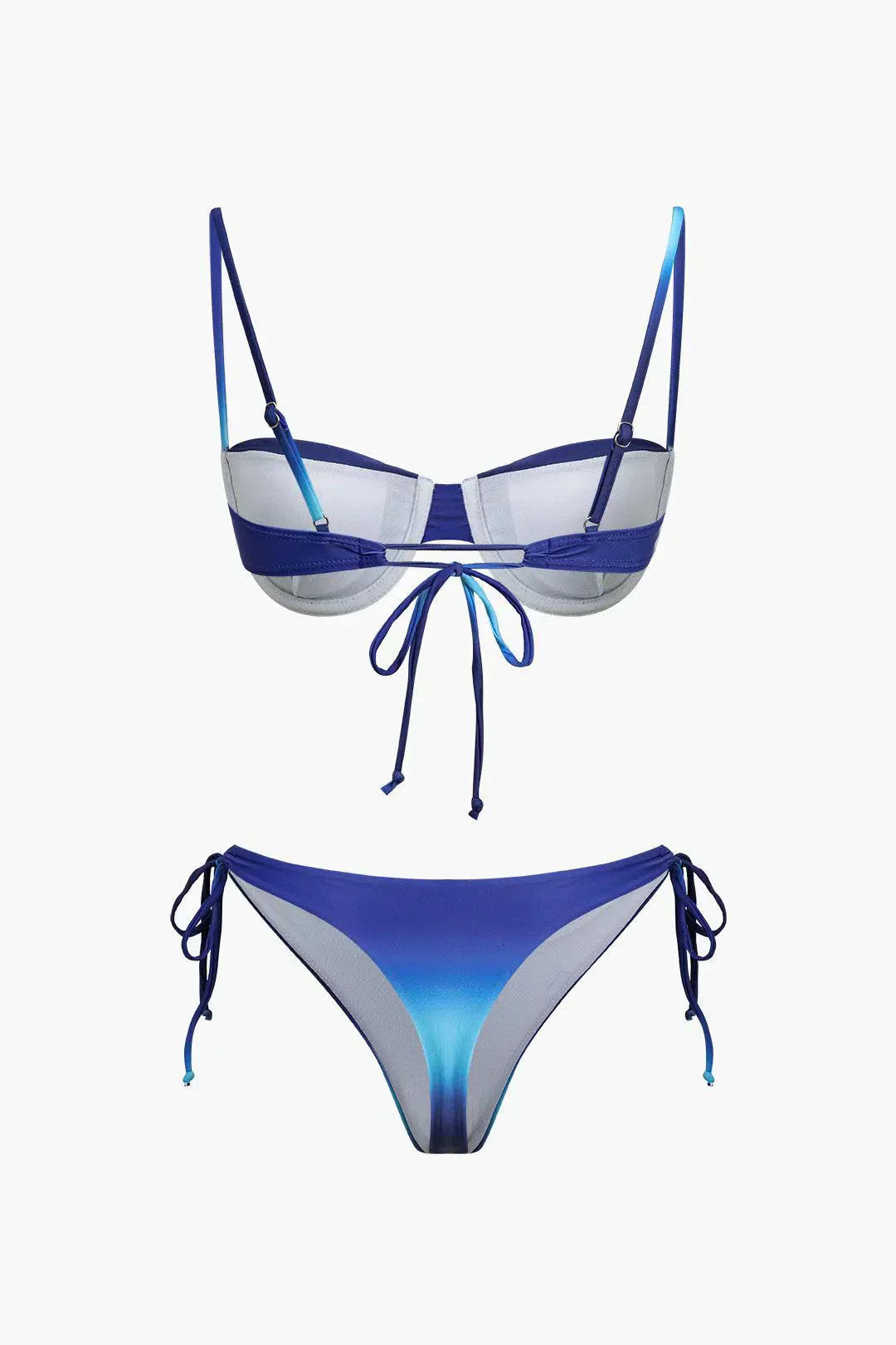 Zonara – Żywy gradient – Zestaw bikini Ombre-15216251142469-Róża Kwiatowa